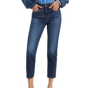 Levi's 724 High Rise Straight Crop Jeans